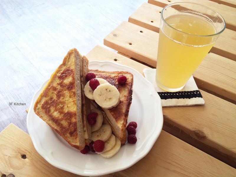 花生酱芭蕉法式吐司的做法