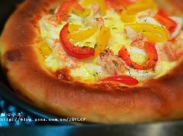 黑椒海鲜芝心匹萨的做法