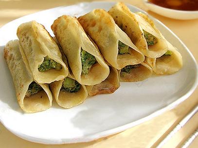 小白菜锅贴的做法