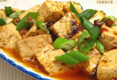 山寨式叉烧麻婆豆腐的做法