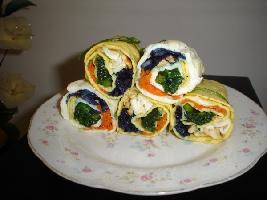 五彩蛋卷的做法