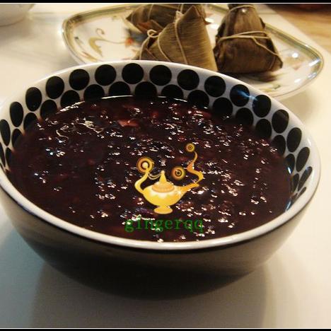 杂豆黑米粥的做法