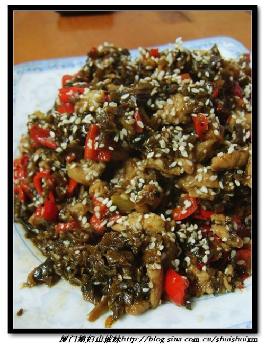 经典鸡米芽菜的做法