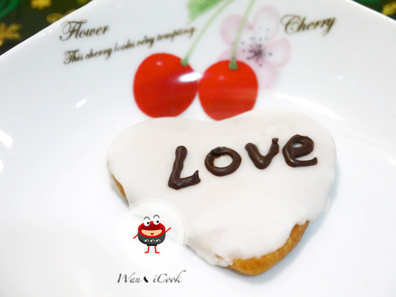 宛の烘培好”食“光 ? 甜在心头情人节饼干的做法