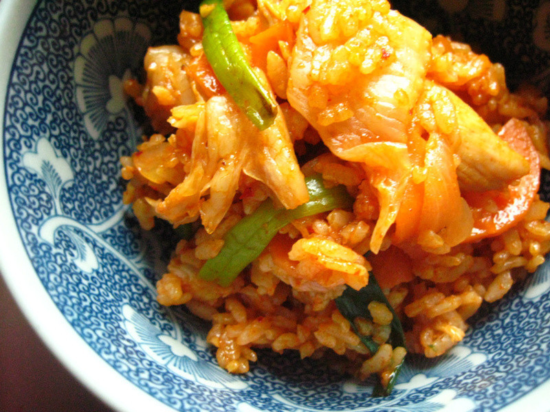 春川辣鸡泡菜炒饭的做法