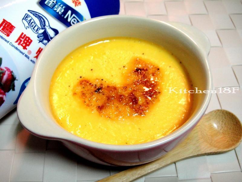 焦糖炼乳烤布丁_免喷枪的做法