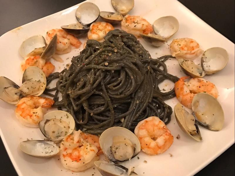 墨鱼义大利面的做法