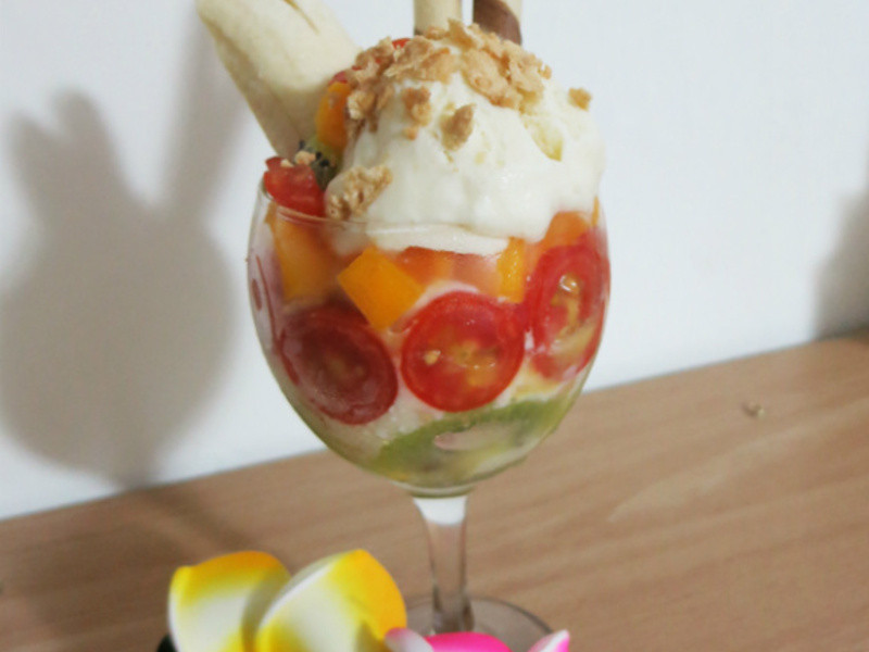 水果圣代的做法