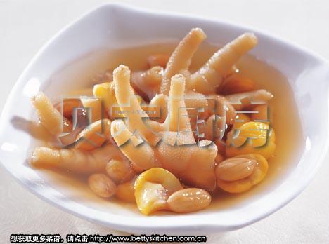 板栗煲凤爪的做法