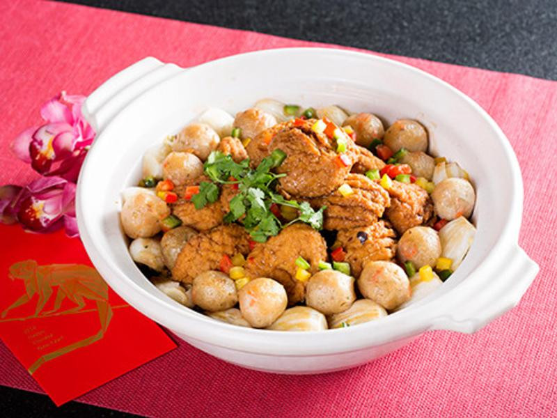 砂锅白玉狮子头的做法