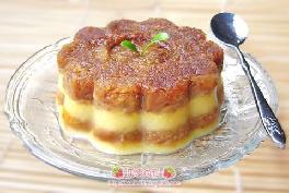 芒果布丁蛋糕的做法