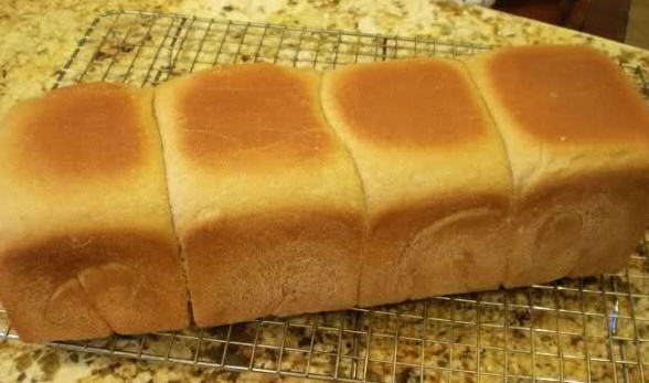 100%全麦三明治面包的做法