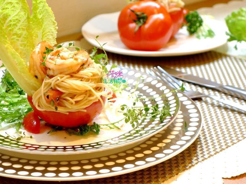 天使冷面番茄盅的做法