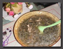 莼菜肉丝汤的做法