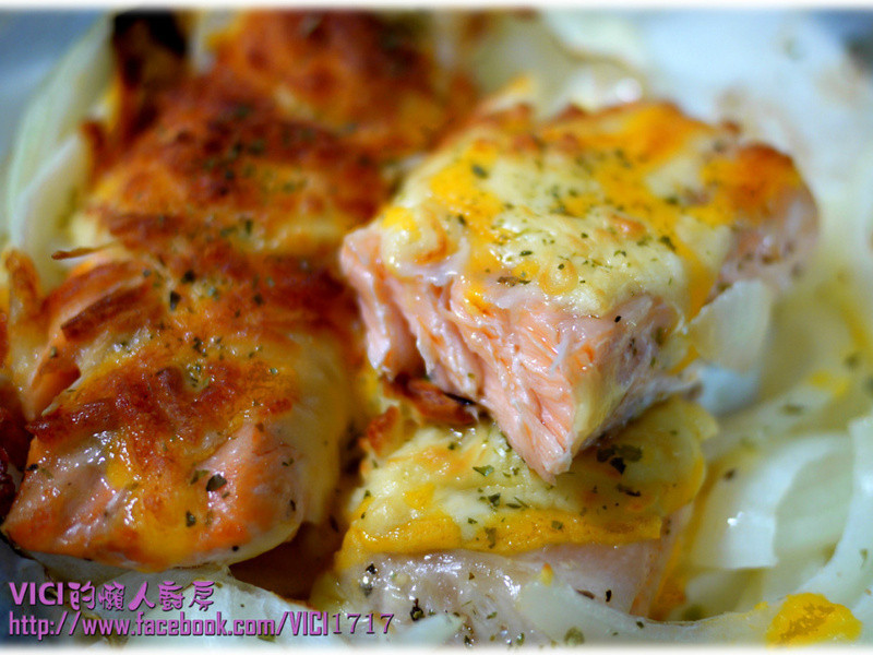 气炸 焗鲑鱼的做法