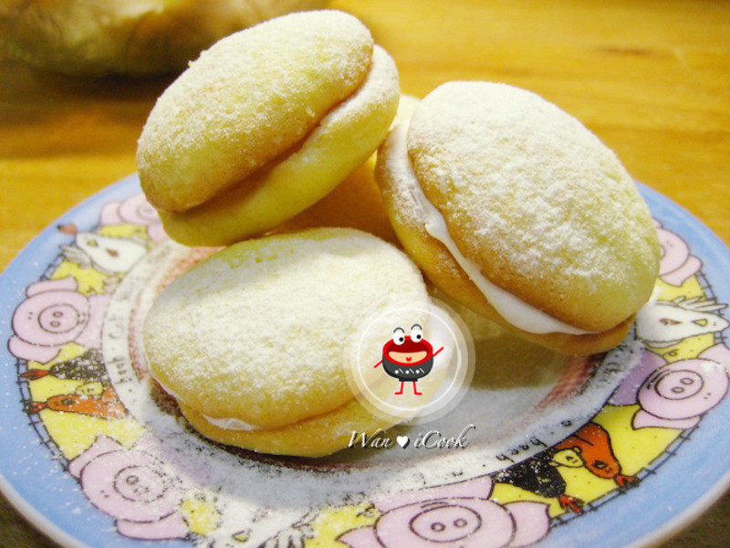 台式马卡龙-奶油小西点(牛粒)的做法