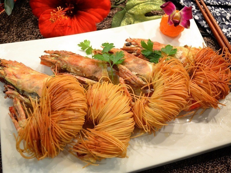 香脆黄金面线虾的做法