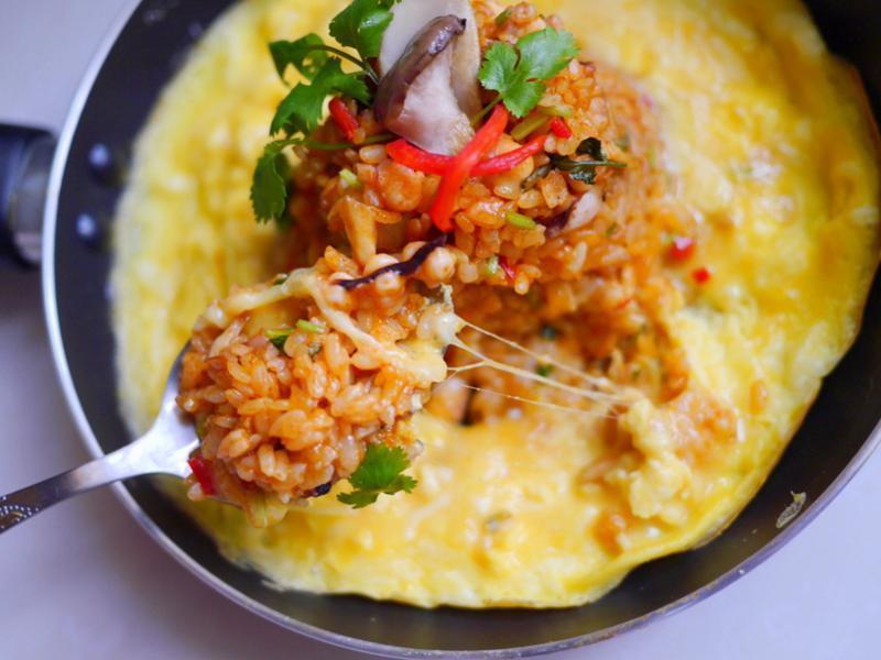 韩国火山熔岩蛋浆饭的做法