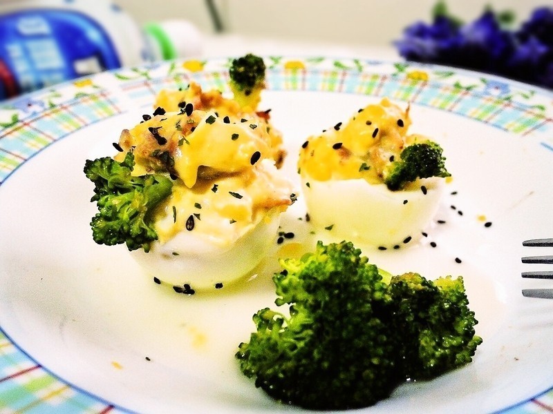 可尔必思鸡蛋杯沙拉【可尔必思】的做法