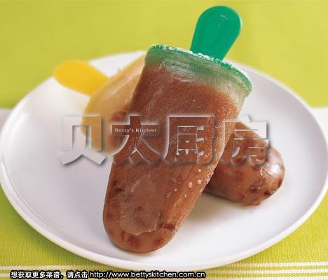 红豆冰棒的做法