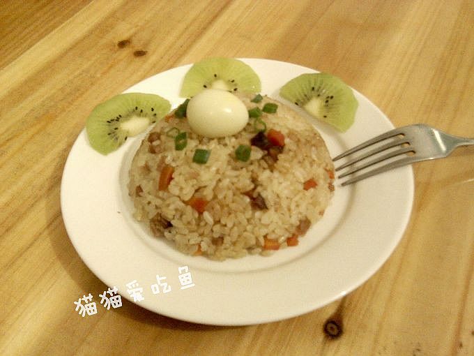 农家风味-----腊肉糯米饭的做法