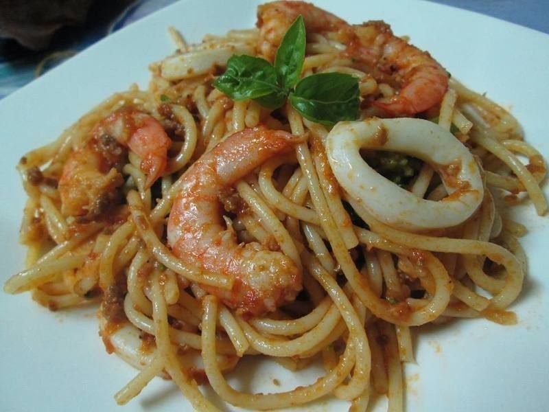 海鲜义大利肉酱(面)的做法