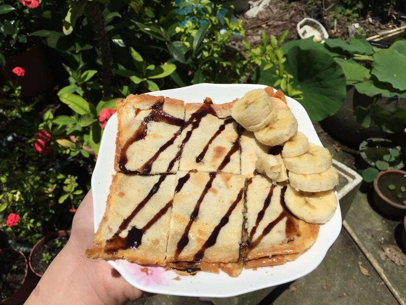 法式香蕉吐司煎饼的做法