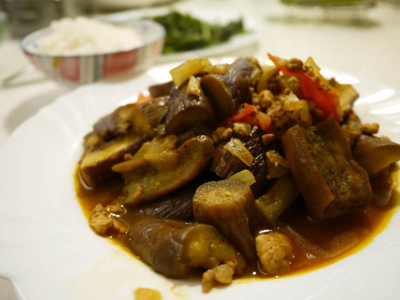 茄子番茄咖哩的做法