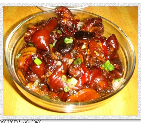 香菇猪脚的做法