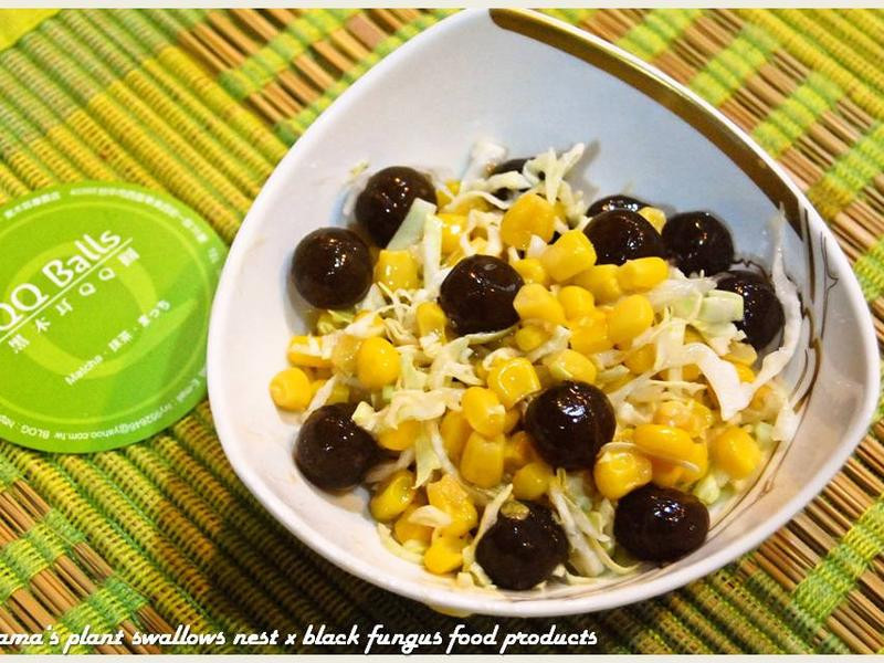 黑木耳玉米甘蓝沙拉的做法
