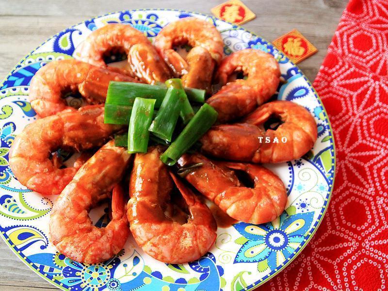酱烧富贵红虾的做法