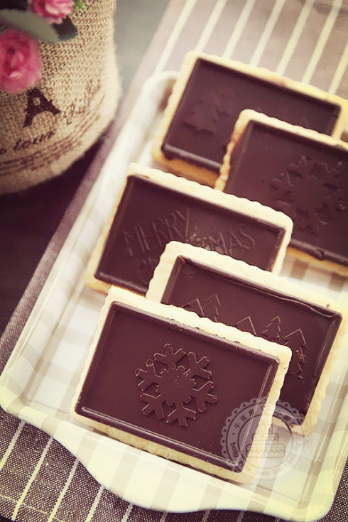 巧克力邮票饼干的做法