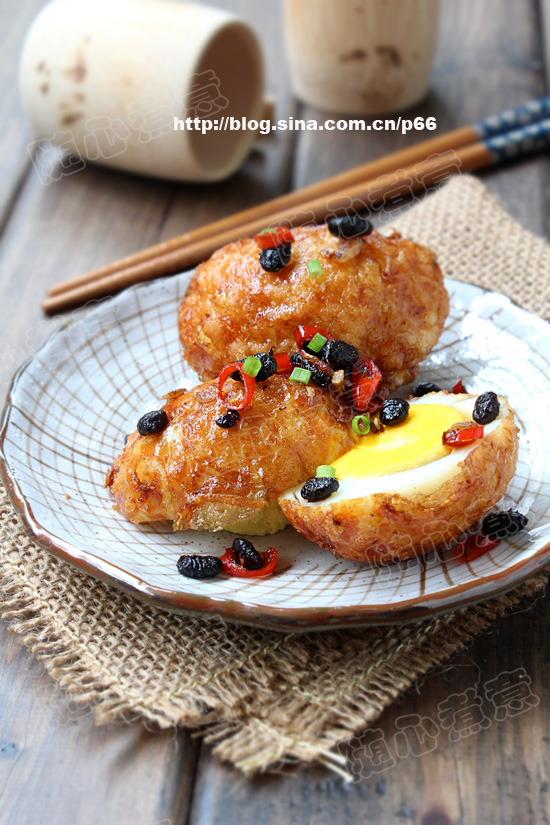 简单易做的看球下酒小菜——豉香虎皮蛋的做法