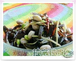 凉拌玫瑰头的做法