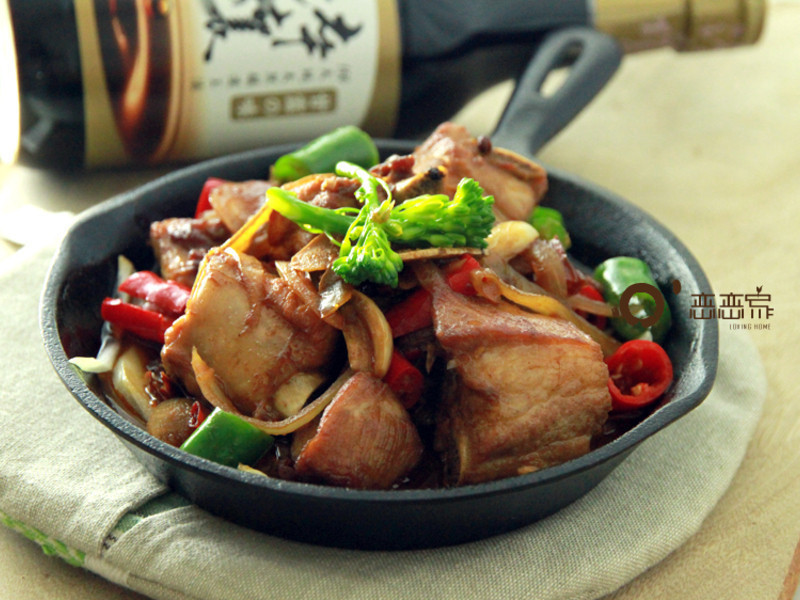 香辣干锅排骨 【淬酿年菜料理】的做法