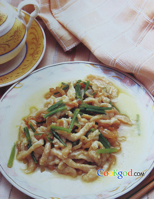 鸡丝蛰皮的做法