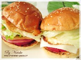 健康汉堡的做法