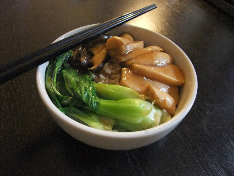 杏鲍菇盖饭的做法