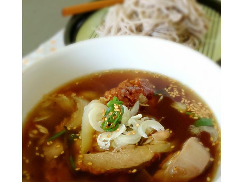 日式鸭肉荞麦沾面的做法