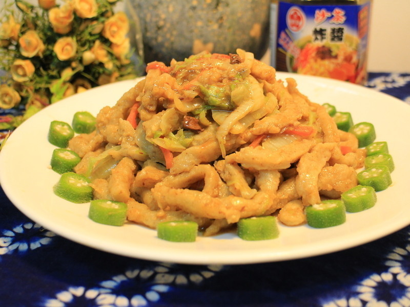 沙茶鱼面(简易法)『牛头牌端午好香拌』的做法