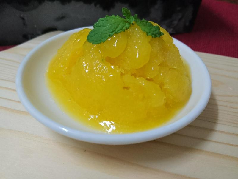 芒果薄荷雪酪的做法