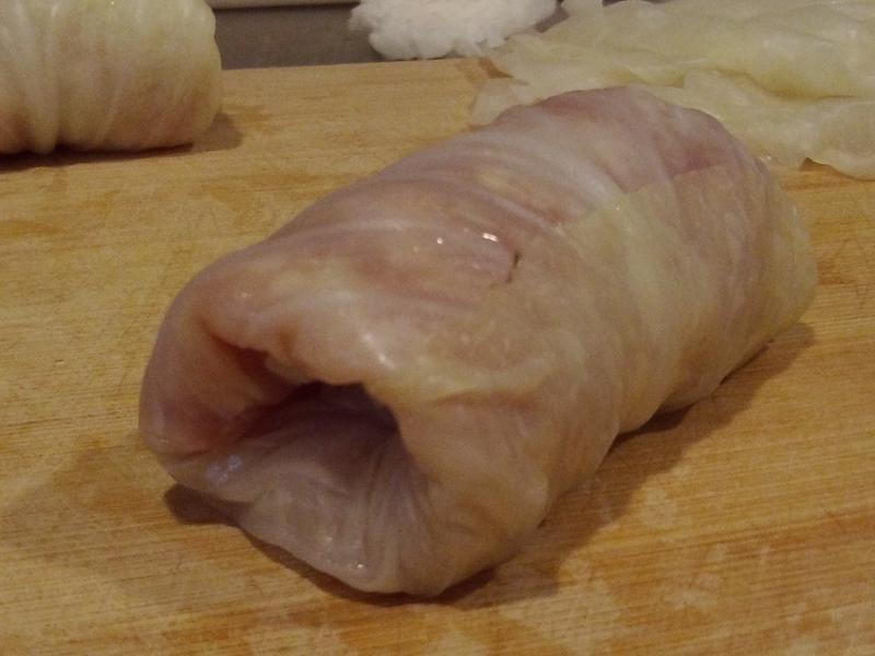 猪肉高丽菜卷的做法