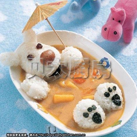 小狗便当的做法