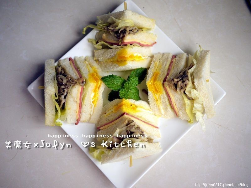 「好菇道菇idea」蒜香舞菇总汇土司的做法