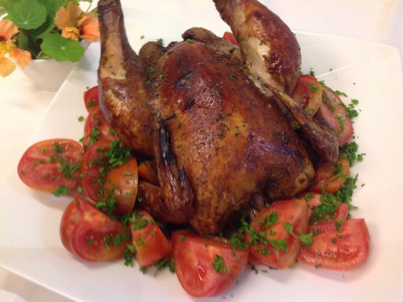 法式陈年酒醋番茄烤鸡配意大利面的做法