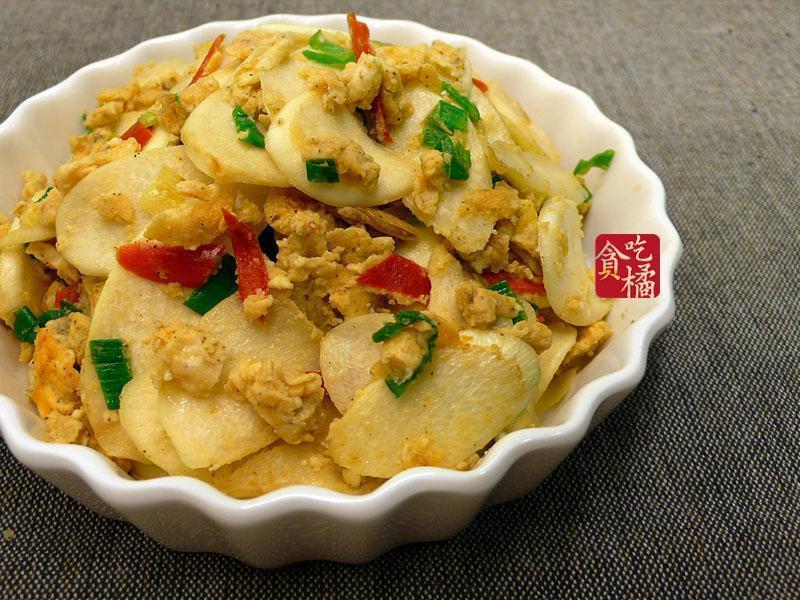 咸蛋炒茭笋☆ 咸蛋&蔬菜10的做法