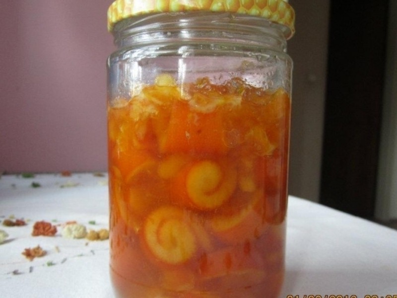 自制果酱3---蜜渍橙皮果酱的做法