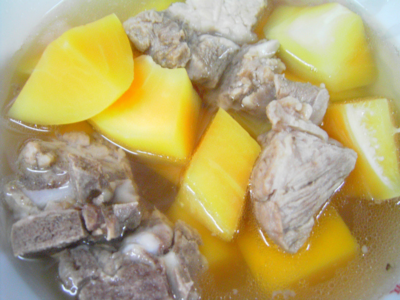 清甜的好滋味-青木瓜炖排骨的做法