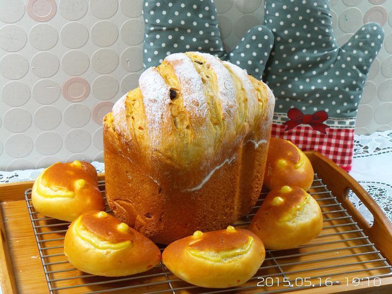 ?红萝卜果干核桃吐司?_松下烘焙赛的做法