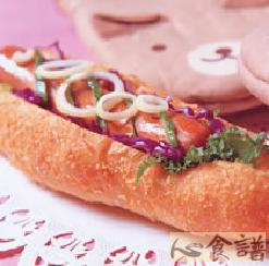 热狗馅三明治的做法